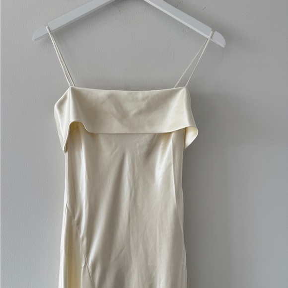 REFORMATION NWT Jovie Silk Ivory Dress - Picture 5 of 13